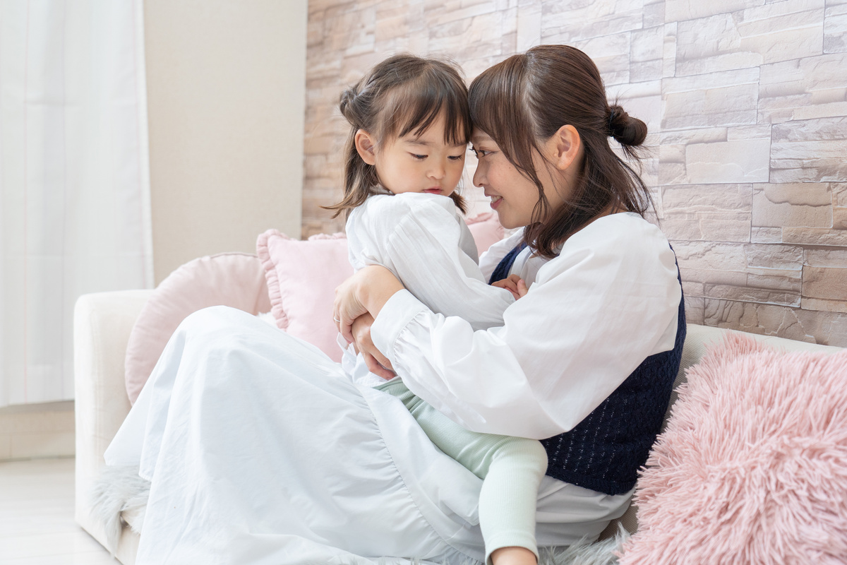 Mother worried about child's fever